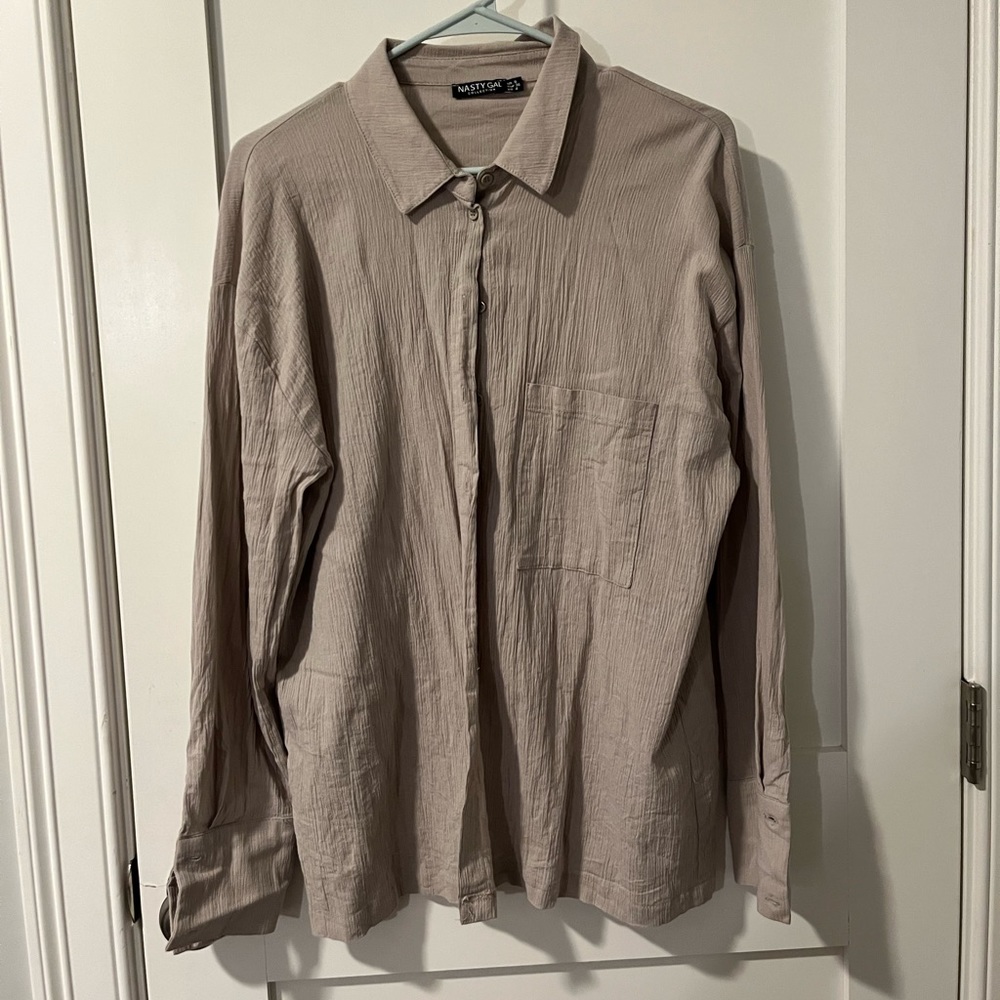 Light Gray Button Down